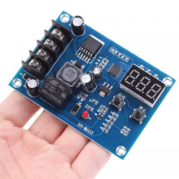 XH-M603 Akü Şarj Kontrol Kartı Batarya Şarj Kontrol Devresi 12V - 3