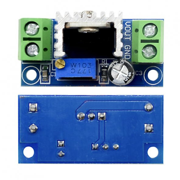 LM317 Modül DC Lineer Regulatör 2A Voltaj Düşürücü - 3