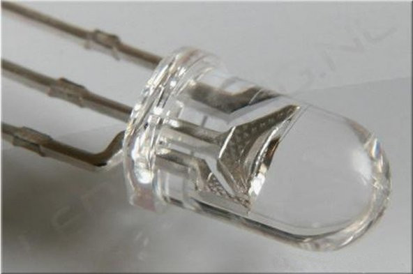 Led 5mm Kırmızı Yeşil Ortak Katot 2 Renk Bicolor 3 Pin Diyot Işık - 3