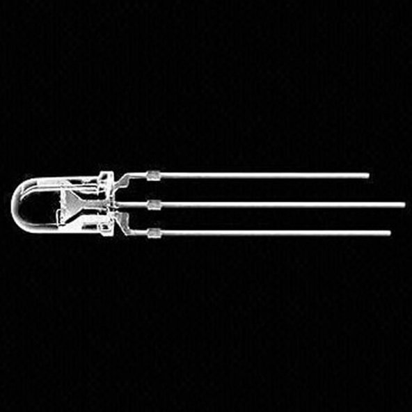 Led 5mm Kırmızı Yeşil Ortak Katot 2 Renk Bicolor 3 Pin Diyot Işık - 7