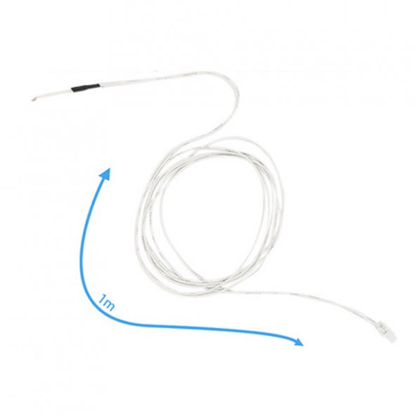 100Cm Kablolu 100K Ntc Cam Termistör Sıcaklık Sensörü 3D Yazıcı - Resim 4