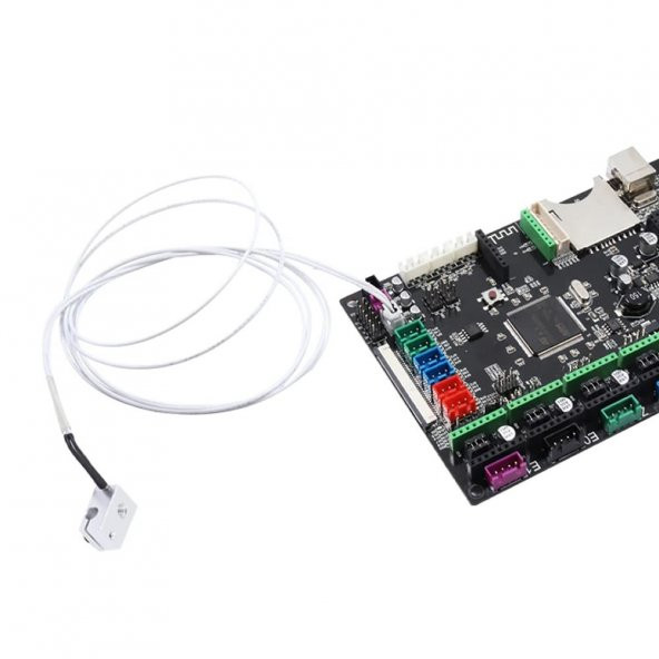 100Cm Kablolu 100K Ntc Cam Termistör Sıcaklık Sensörü 3D Yazıcı - Resim 5