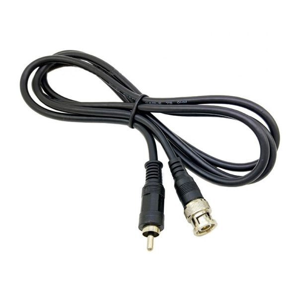 BNC to RCA Kablo 1 Metre Video Ses Sinyal Taşıyıcı Konnektör - Resim 3