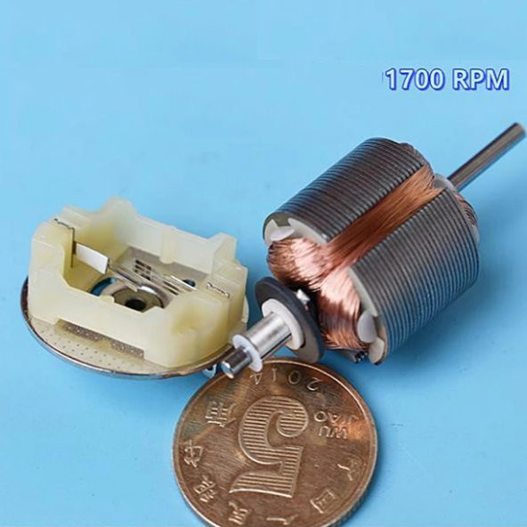 XGM-RA DC Motor 2100 Rpm Micro Akım Nikel Kaplama Metal Fırça - 4