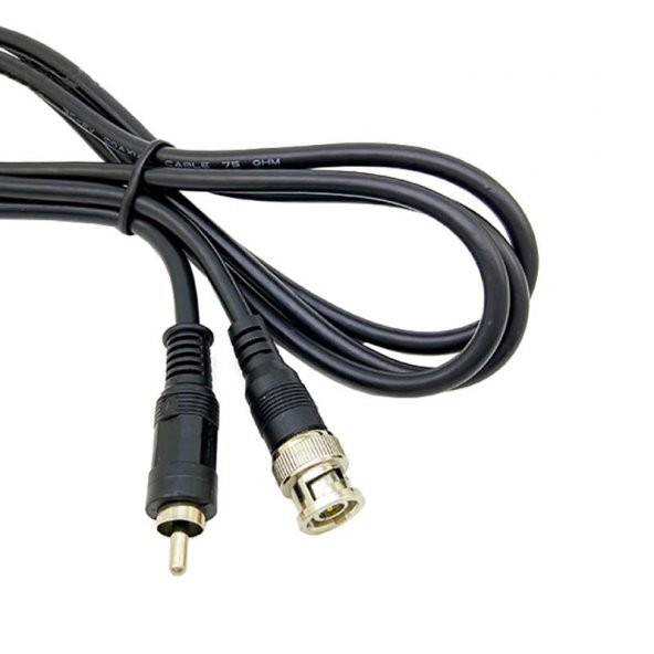 BNC to RCA Kablo 1 Metre Video Ses Sinyal Taşıyıcı Konnektör - Resim 6