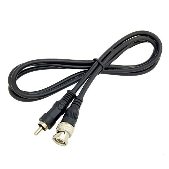 BNC to RCA Kablo 1 Metre Video Ses Sinyal Taşıyıcı Konnektör - Resim 7