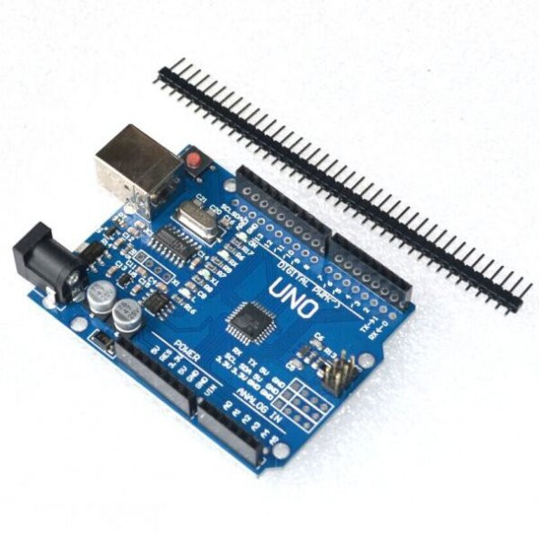 Arduino UNO R3 Klon MEGA328P SMD (CH340) + USB Kablo Dahil - Resim 5