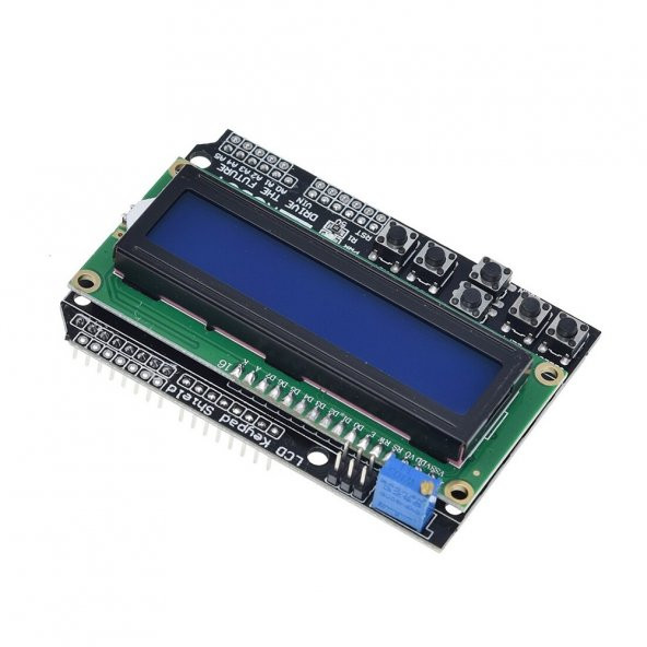 Arduino LCD Keypad Shield 1602 - 16x2 LCD Ekran ve Tuş Takımı - 2