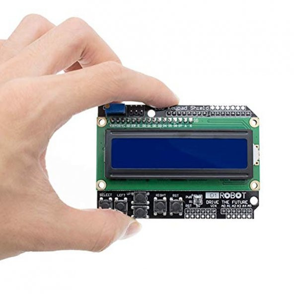 Arduino LCD Keypad Shield 1602 - 16x2 LCD Ekran ve Tuş Takımı - 3