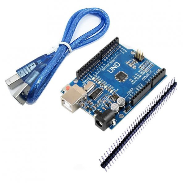 Arduino UNO R3 Klon MEGA328P SMD (CH340) + USB Kablo Dahil - Resim 8