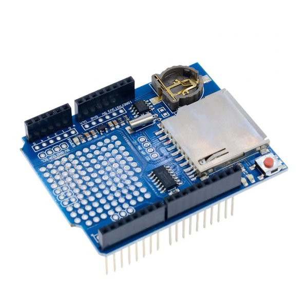 Arduino SD Kart DS1307 RTC Saat Data Kayıt Logger Shield - 1