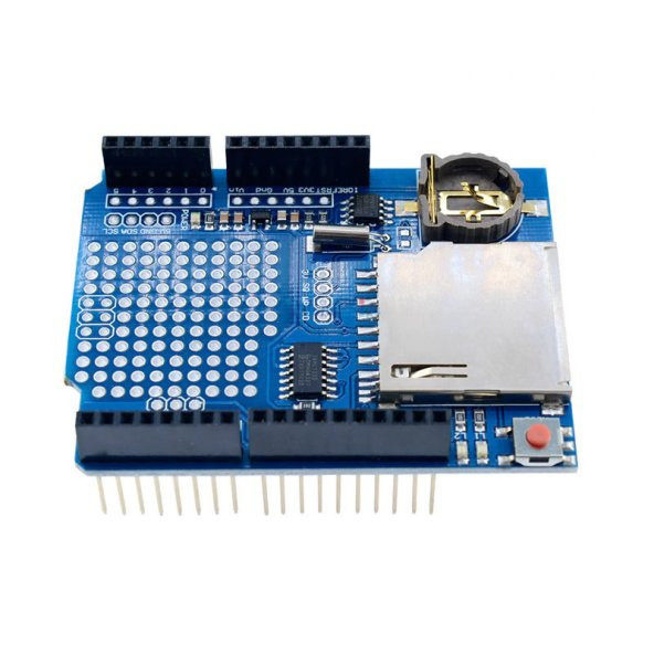 Arduino SD Kart DS1307 RTC Saat Data Kayıt Logger Shield - 2