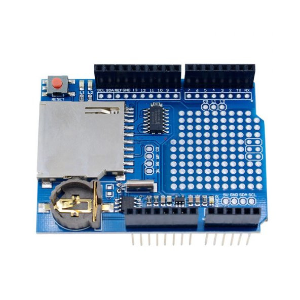 Arduino SD Kart DS1307 RTC Saat Data Kayıt Logger Shield - 4