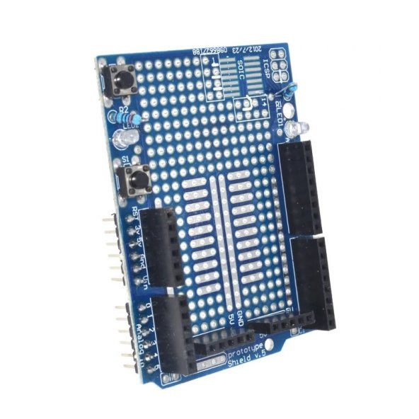 Arduino UNO R3 Proto Shield V5 + Breadboard - Resim 8