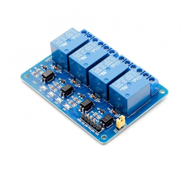 4 Kanal 12V Röle Modül  AC 250V 10A  Optokuplör İzolasyon - 2