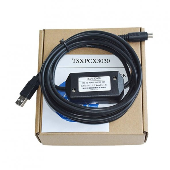 TSXPCX3030 Schneider PLC Programlama Kablosu Twido TSX Neza PLC-Siyah - 3