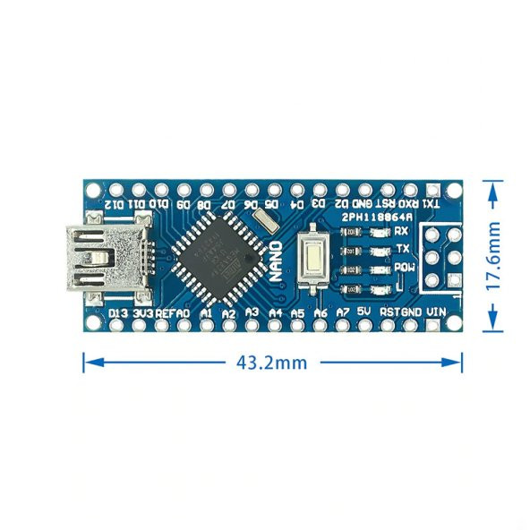 Arduino Nano 3.0 Atmega328 CH340 Geliştirme Kartı + Mini USB Kablo - Resim 8