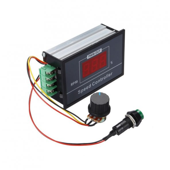 30A 60V DC Motor Hız Kontrol Devresi Panel Tip Potansiyometre - 4