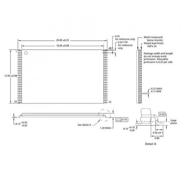 TSOP48 to DIP48 Çevirici Adaptör Smd To Dip Eeprom Programlayıcı - Resim 8