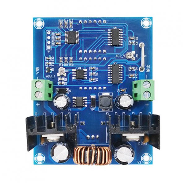 XL4016 Ayarlarnabilir Güç Kaynağı Voltaj Düşürücü Step-Down - Resim 4
