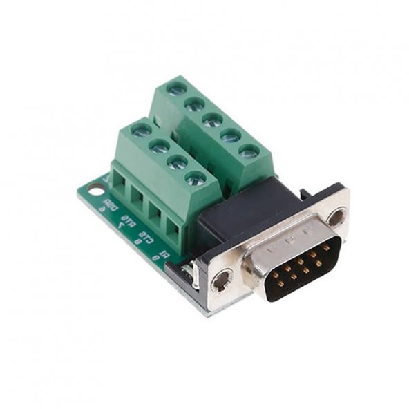DB9 to Dip Adaptör Erkek 9 Pin RS232 COM Port Klemens Çevirici - 1