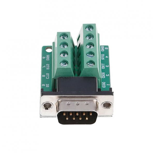 DB9 to Dip Adaptör Erkek 9 Pin RS232 COM Port Klemens Çevirici - 2