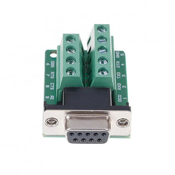 DB9 to Dip Adaptör Dişi 9 Pin RS232 COM Port Klemens Çevirici - 2