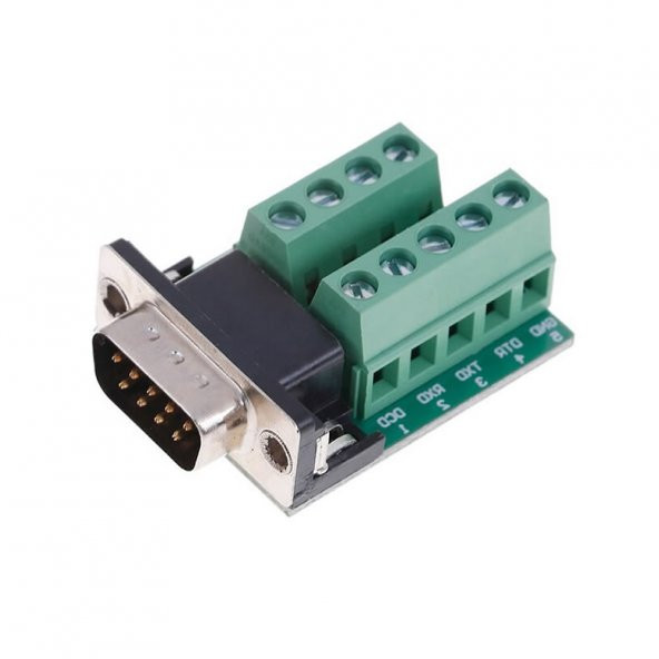 DB9 to Dip Adaptör Erkek 9 Pin RS232 COM Port Klemens Çevirici - 4