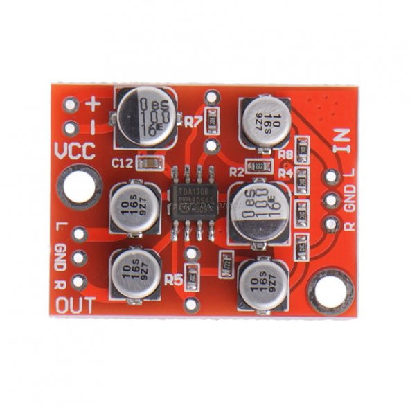AD828 PreAmp Modül Ses Yükseltici Amfi Sterio Ses Kuvvetlendirici