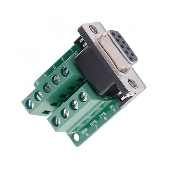 DB9 to Dip Adaptör Dişi 9 Pin RS232 COM Port Klemens Çevirici - 4