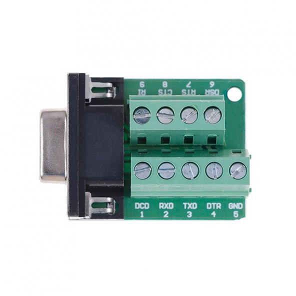 DB9 to Dip Adaptör Erkek 9 Pin RS232 COM Port Klemens Çevirici - 6