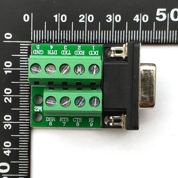 DB9 to Dip Adaptör Erkek 9 Pin RS232 COM Port Klemens Çevirici - 8