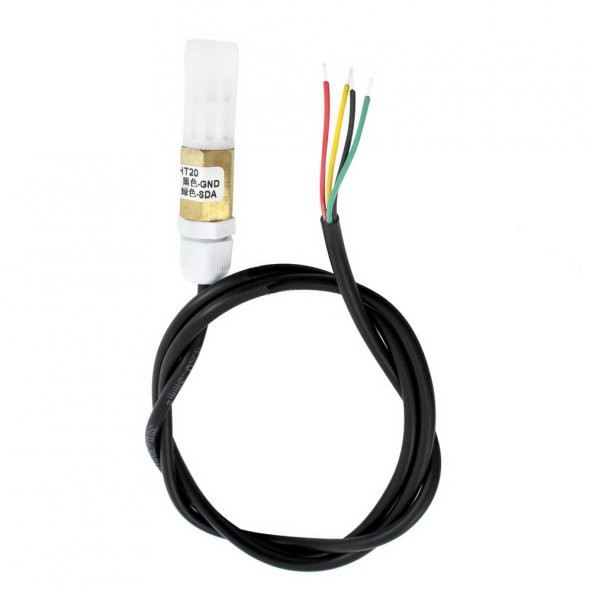90cm Kablolu Su Geçirmez SHT20 I2C Sıcaklık ve Nem Sensörü -40C / 125C Dijital Klima Termostat ürün görseli