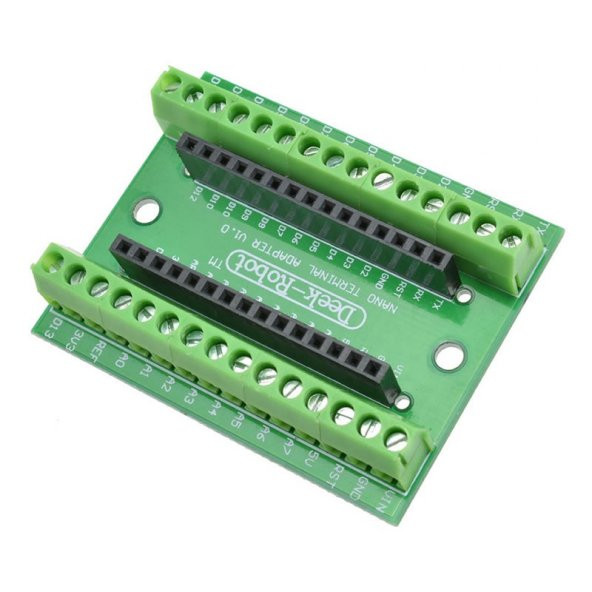 Arduino Nano 3.0 Genişleme Kartı IO Terminal Adaptör Shield Kolay Bağlantı Klemens Soketler - Resim 4