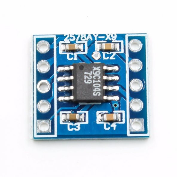X9C104 Dijital Potansiyometre Modül - Resim 2