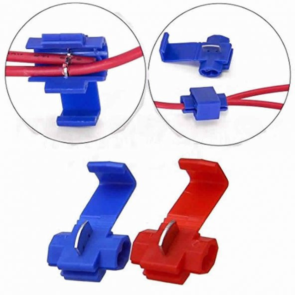 Kilitli Scotch Kablo Birleştirici Kablo Ekleme Bağlantı Aparatı - Resim 2