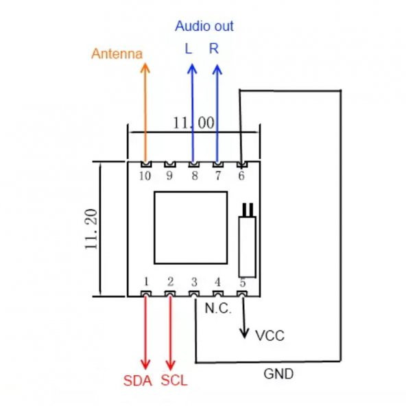 Philips TEA5767 FM Stereo Radyo Modülü Dijital Programlanabilir - Resim 4