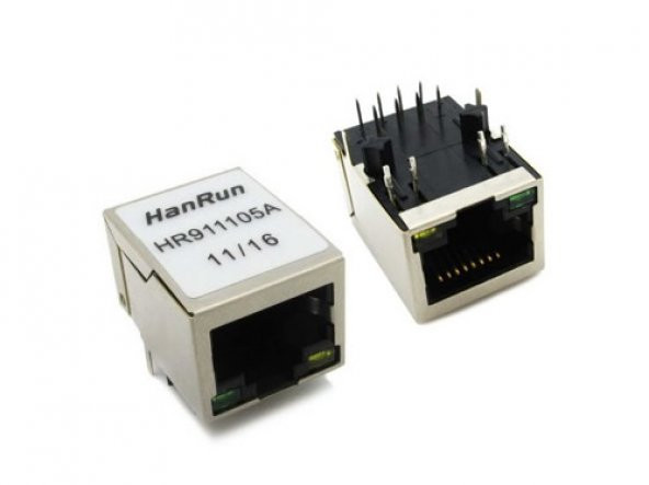 Trafolu RJ45 HR911105A Ethernet Bağlantı Soketi - 6