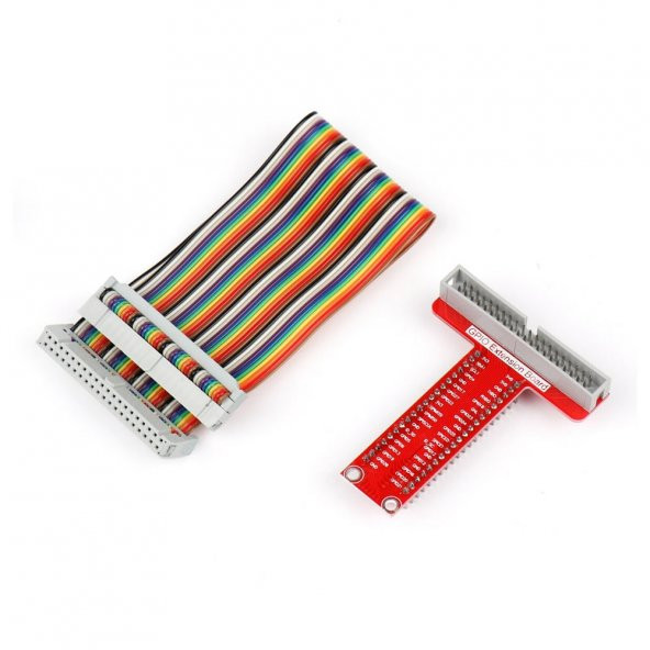 Raspberry Pi T Genişleme Kartı + 40 Pin Ribbon Kablo T-Cobbler - 4