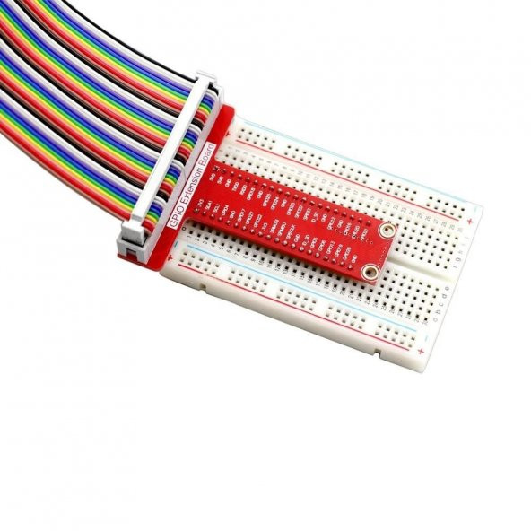 Raspberry Pi T Genişleme Kartı + 40 Pin Ribbon Kablo T-Cobbler - 5