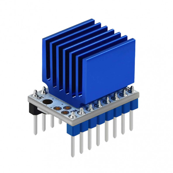 MKS Trinamic TMC2208 V1.2 Step Motor Sürücü Soğutuculu MakerBase 1/256 Step 1.4A CNC 3D Yazıcı Kamer - Resim 5