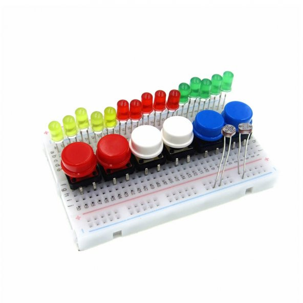 Elektronik Başlangıç Seti Arduino Starter Kit Breadboard Led - 8
