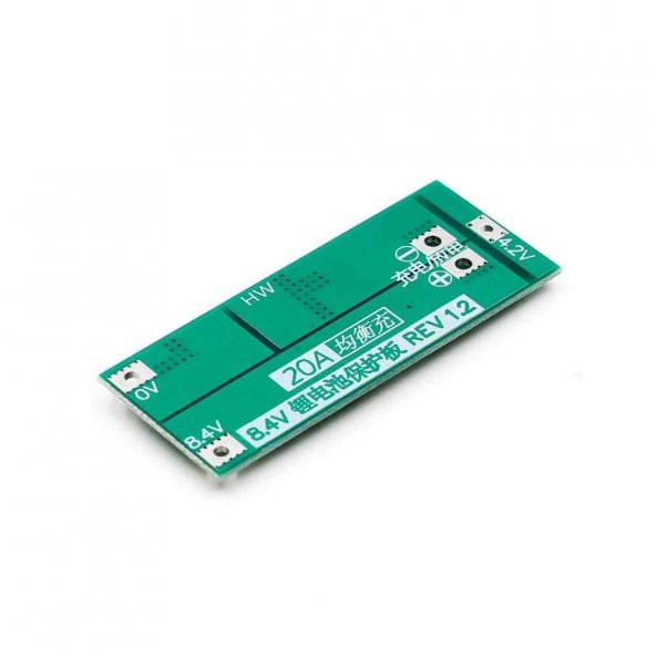 BMS 2S 20A Balans Koruma Kartı Lityum Pil Batarya Li-ion 18650 - 3
