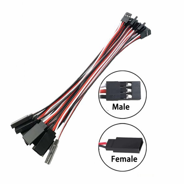 Servo Motor Uzatma Kablosu 30cm Sg90 MG995 MG946R MG996R MG945 - Resim 2