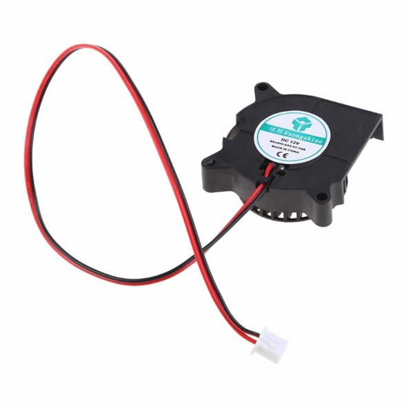 DC 12V 40x40mm Salyangoz Fan Soğutucu Türbin Turbo Radyal Yazıcı - 3