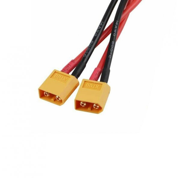 XT60 Konnektörlü Y Tip Birleştirici Kablo 10 cm LiPo Pil Batarya - 5