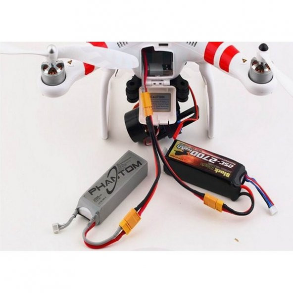 XT60 Konnektörlü Y Tip Birleştirici Kablo 10 cm LiPo Pil Batarya - 6