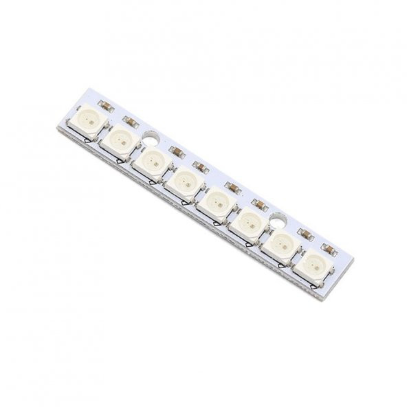 8 Bit Neopixel Ws2812B 5050 Rgb Led Modü Adreslenebilir Stick - 2
