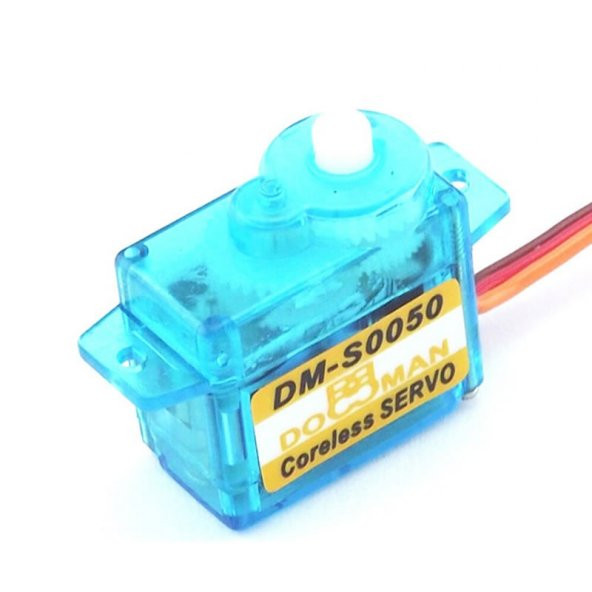 DM-S0050 Servo Motor RC DOMAN Mikro Plastik Dişli 1kg.cm Tork