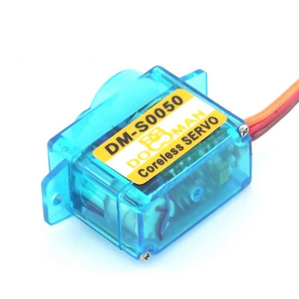 DM-S0050 Servo Motor RC DOMAN Mikro Plastik Dişli 1kg.cm Tork - 3